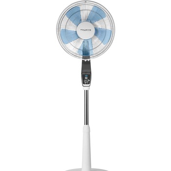 Ventilator cu picior Rowenta VU5640 Turbo Silence Extrem, 4 trepte de viteza, 40 cm, alb-albastru Ventilator cu picior Rowenta VU5640 Turbo Silence Extrem, 4 trepte de viteza, 40 cm, alb-albastru