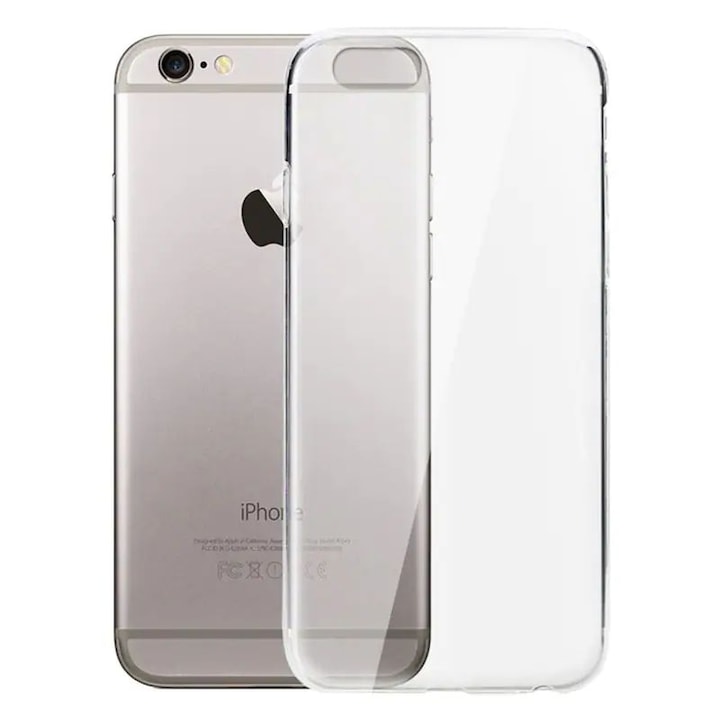 Gigapack Telefonvédő Gumi/Szilikon Tok Apple Iphone 6/6S (4,7") Készülékhez, Átlátszó