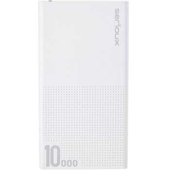 Acumulator extern Serioux, 10000 mAh Quick Charge 3.0, Alb Acumulator extern Serioux, 10000 mAh Quick Charge 3.0, Alb