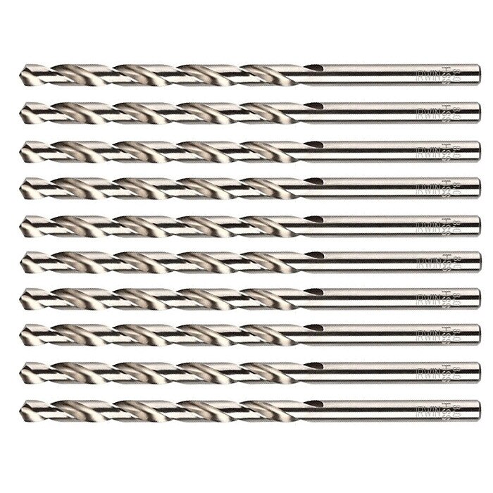 Set 10 burghie pentru metal marca IRWIN HSS PRO LONG de 7.0 x 100 x 150 mm