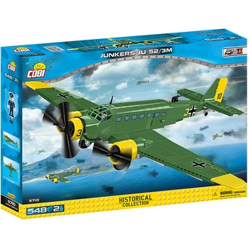 Set de constructie Cobi, WWII PLANES, JUNKERS JU-52/3M , 548piese Set de constructie Cobi, WWII PLANES, JUNKERS JU-52/3M , 548piese