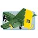 Set de constructie Cobi, WWII PLANES, JUNKERS JU-52/3M , 548piese