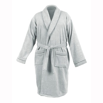 Halat unisex Havana Dilios, S/M, 550 GSM, 100% bumbac, Zero Twist, gri Halat unisex Havana Dilios, S/M, 550 GSM, 100% bumbac, Zero Twist, gri