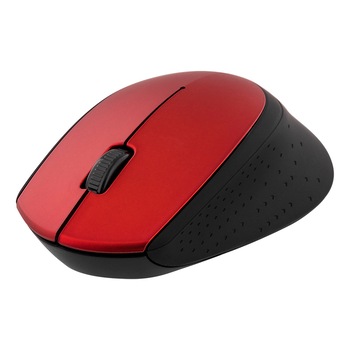 Mouse optic wireless DELTACO 2,4 GHz, 3 butoane si scroll, 1200 DPI, nano-receptor USB, negru/rosu Mouse optic wireless DELTACO 2,4 GHz, 3 butoane si scroll, 1200 DPI, nano-receptor USB, negru/rosu
