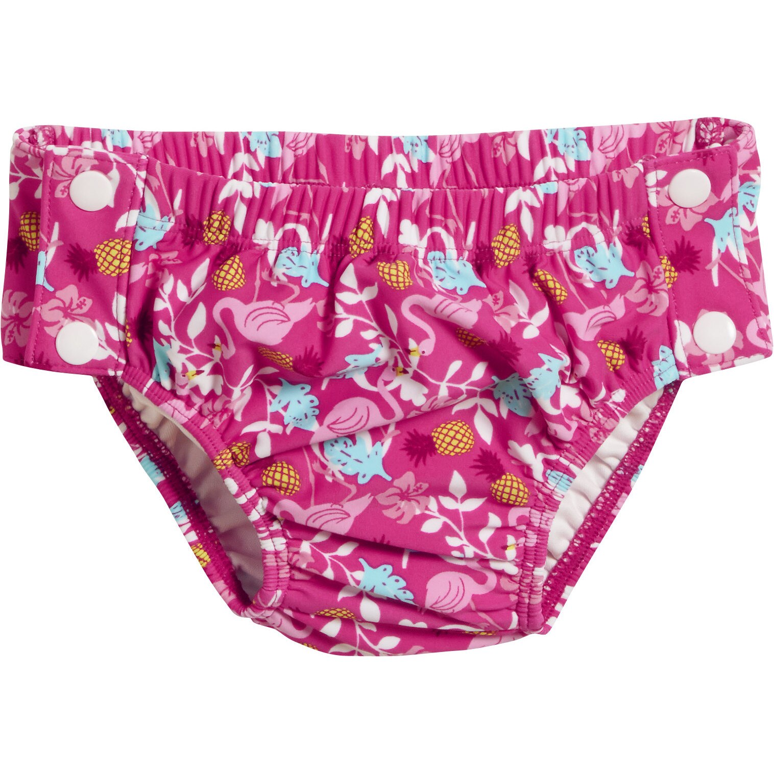 Slip de baie tip chilot, fete, Playshoes, protectie UV 50+, Flamigo, Roz