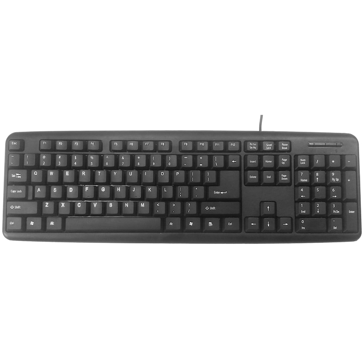 Tastatura Gembird KB-U-103, USB, RU layout, Negru