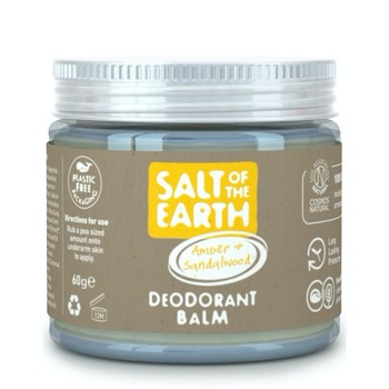 Deodorant natural balsam unisex cu chihlimbar & lemn de santal Salt of the Earth 60 g Deodorant natural balsam unisex cu chihlimbar & lemn de santal Salt of the Earth 60 g