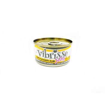 Set hrana umeda pentru pisici, Vibrisse, ton si sunca de pui in aspic, 6x70 g, C1018429 Set hrana umeda pentru pisici, Vibrisse, ton si sunca de pui in aspic, 6x70 g, C1018429