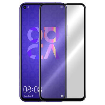 Folie sticla securizata Huawei Nova 5T 5D, Full Glue, Black Folie sticla securizata Huawei Nova 5T 5D, Full Glue, Black