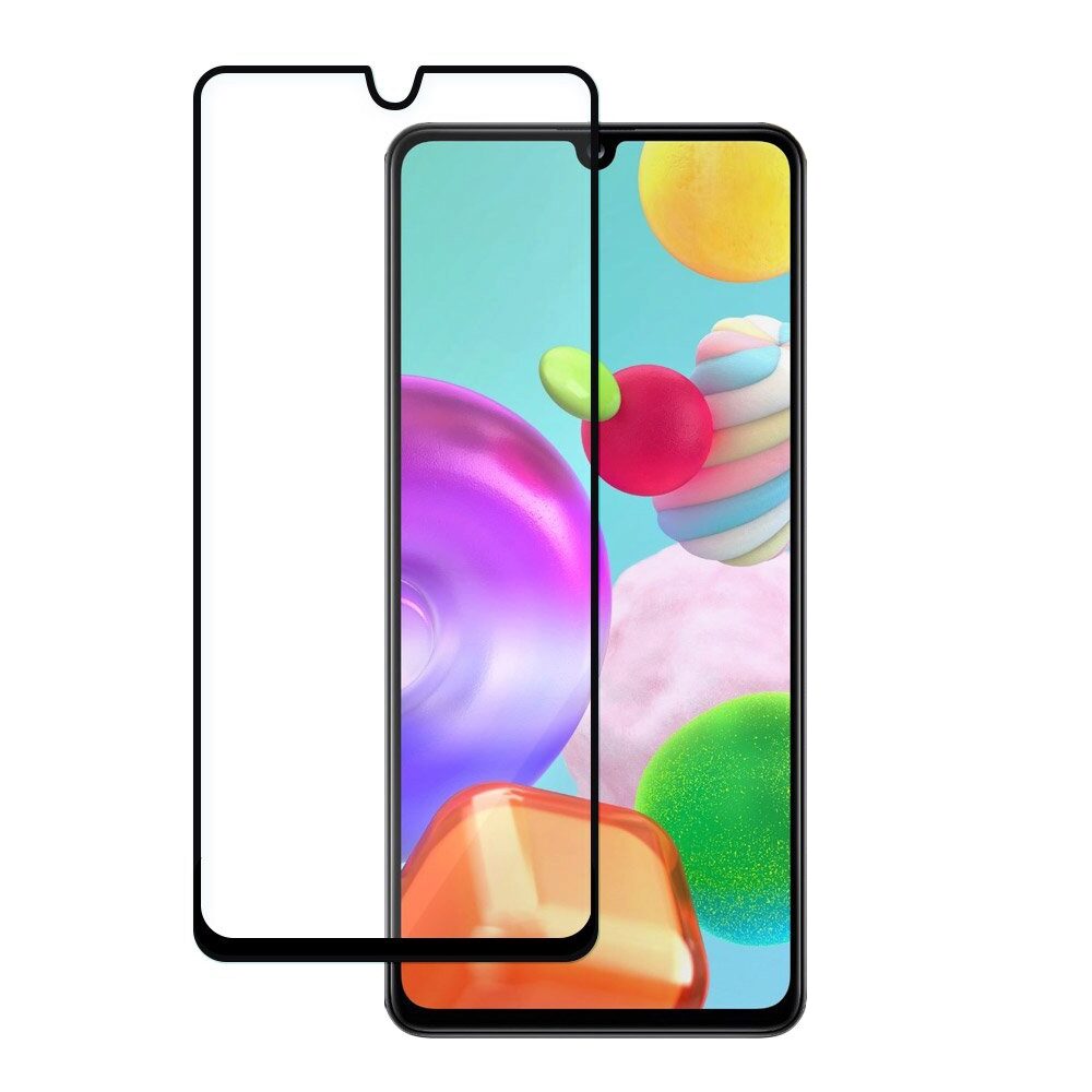 Folie Sticla Wozinsky Super Tough pentru Samsung Galaxy A41, FullCover, Case Friendly, Negru