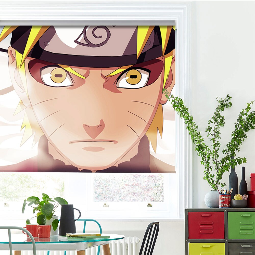 Rolete Art Kids tip Jaluzele cu Rulou si sistem inclus,Naruto Shippuden,  Decoratiuni, 190 x 80 cm - eMAG.ro