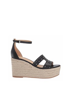 NINE WEST, Sandale wedge tip espadrile din piele Alina NINE WEST, Sandale wedge tip espadrile din piele Alina