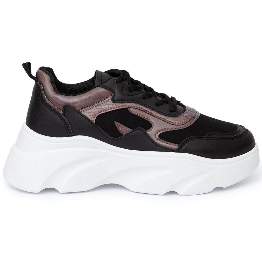 Pantofi sport dama Zonta, Negru, Negru