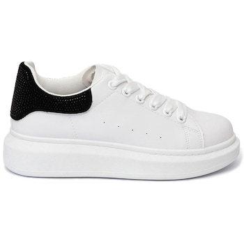 Pantofi sport dama Luno cu sireturi groase, Negru, Negru Pantofi sport dama Luno cu sireturi groase, Negru, Negru