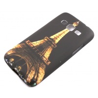 Husa HTC One M8 , Eiffel Tower , silicon negru