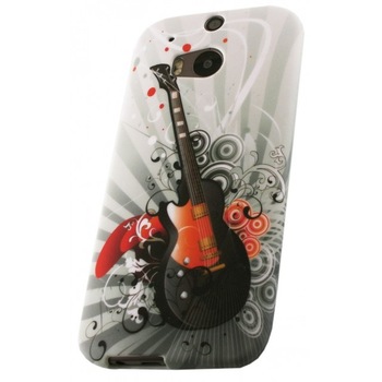 Husa HTC Desire 500 , Chitara, silicon, multicolor Husa HTC Desire 500 , Chitara, silicon, multicolor