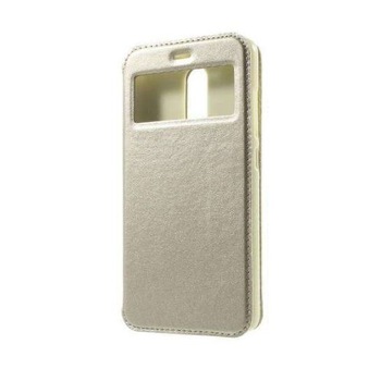 Husa Vodafone Speed 6 , piele eco , carte, ecran notificari , aurie Husa Vodafone Speed 6 , piele eco , carte, ecran notificari , aurie