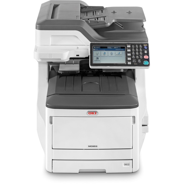 Мултифункционален цветен лазерен принтер A3 color fax OKI MC853dn