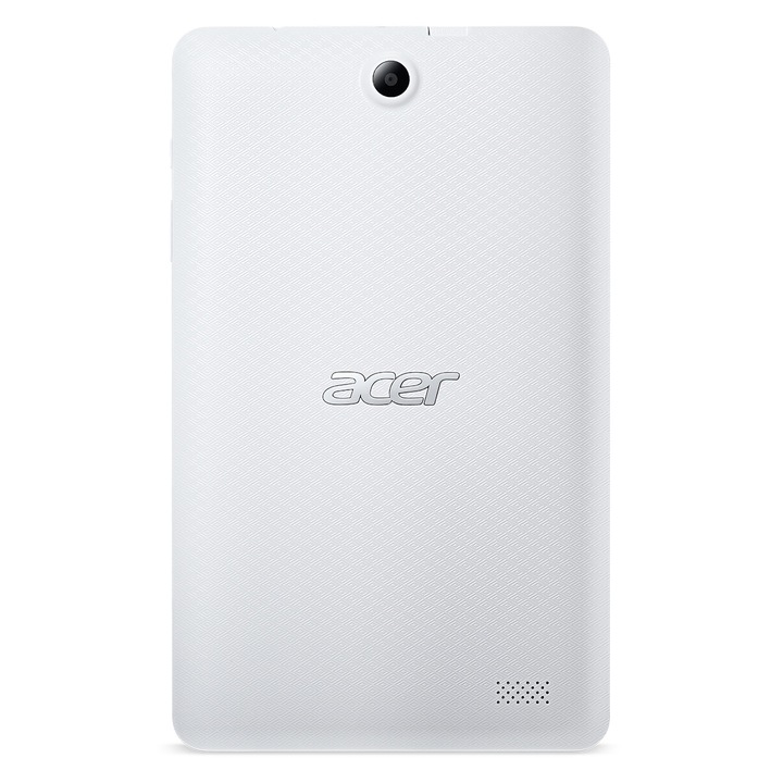 Таблет Acer Iconia One 8 B1-850, Бял с процесор 4x Cortex-A53 (1.3 GHz), 8.0", 1 GB DDR3L, 16 GB EMMC, Android 5.1 Lollipop, Wi-Fi, Бял