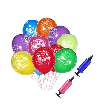 Set 50 Baloane mari latex Multicolore 30 cm inscriptionate HAPPY BIRTHDAY + Pompa manuala, Ideal pentru petreceri, plaja si nisip AK6706 Set 50 Baloane mari latex Multicolore 30 cm inscriptionate HAPPY BIRTHDAY + Pompa manuala, Ideal pentru petreceri, plaja si nisip AK6706