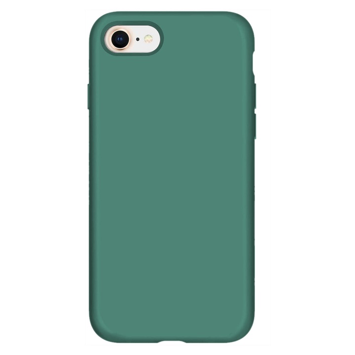 Apple iPhone SE 2 2020 tok, SILKASE, türkiz színű, szilikon