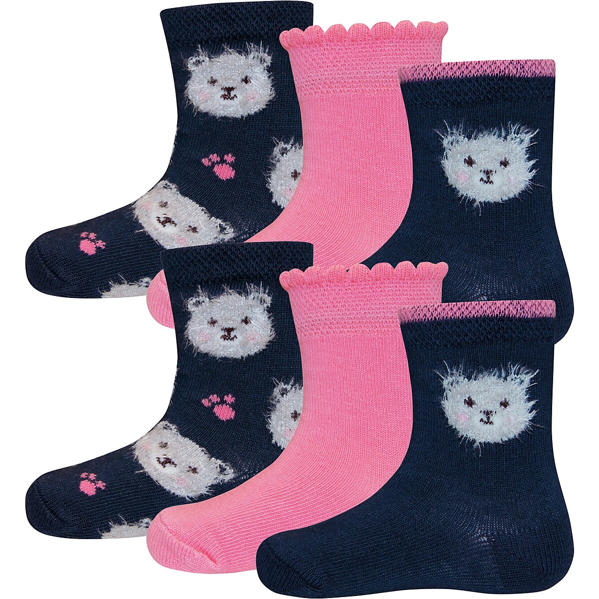 Set 3 perechi sosete cu ursuleti copii, Ewers, multicolor, marimea 19-22