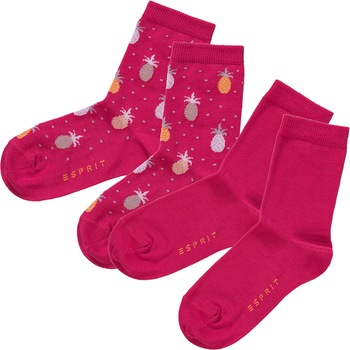Set 2 perechi sosete fete, Eprit, roz, marimea 31-34 Set 2 perechi sosete fete, Eprit, roz, marimea 31-34