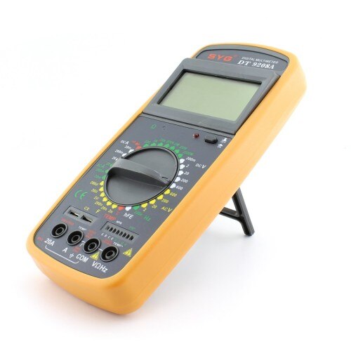 Multimetru digital DT 9208A, cu sonda de temperatura - 110848 - eMAG.ro
