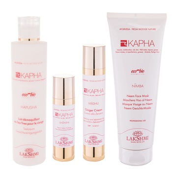 Set 4 produse pentru tenul gras, mixt si cu impuritati 530ml, ser detoxifiant 30ml, lapte demachiant cu arbore de ceai 200ml, masca cu neem 250ml si crema cu ghimbir 50ml, Lakshmi, produse bio-organice Set 4 produse pentru tenul gras, mixt si cu impuritati 530ml, ser detoxifiant 30ml, lapte demachiant cu arbore de ceai 200ml, masca cu neem 250ml si crema cu ghimbir 50ml, Lakshmi, produse bio-organice