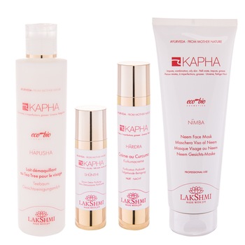 Set 4 produse pentru tenul gras, mixt si cu impuritati 530ml, ser detoxifiant 30ml, lapte demachiant cu arbore de ceai 200ml, masca cu neem 250ml si crema cu turmeric 50ml, Lakshmi, produse bio-organice Set 4 produse pentru tenul gras, mixt si cu impuritati 530ml, ser detoxifiant 30ml, lapte demachiant cu arbore de ceai 200ml, masca cu neem 250ml si crema cu turmeric 50ml, Lakshmi, produse bio-organice
