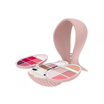 Paleta machiaj Whale 4 (roz-003) pentru ochi si buze, Pupa, 5.6g Paleta machiaj Whale 4 (roz-003) pentru ochi si buze, Pupa, 5.6g