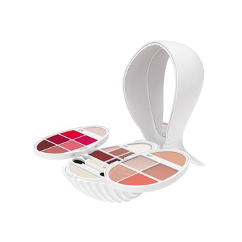 Paleta machiaj Whale 4 (alb-001) pentru ochi si buze, Pupa, 5.6g Paleta machiaj Whale 4 (alb-001) pentru ochi si buze, Pupa, 5.6g