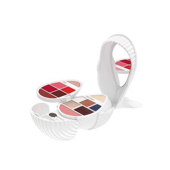 Paleta machiaj Whale 3 (alb-011) pentru ochi si buze, Pupa, 5.6g Paleta machiaj Whale 3 (alb-011) pentru ochi si buze, Pupa, 5.6g