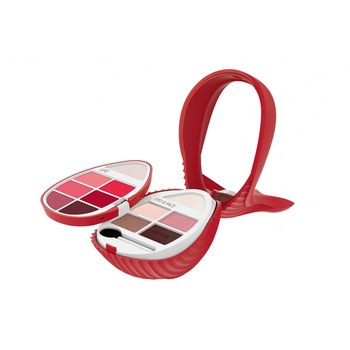 Paleta machiaj Whale 2 (rosu-013) pentru ochi si buze, Pupa, 5.6g Paleta machiaj Whale 2 (rosu-013) pentru ochi si buze, Pupa, 5.6g