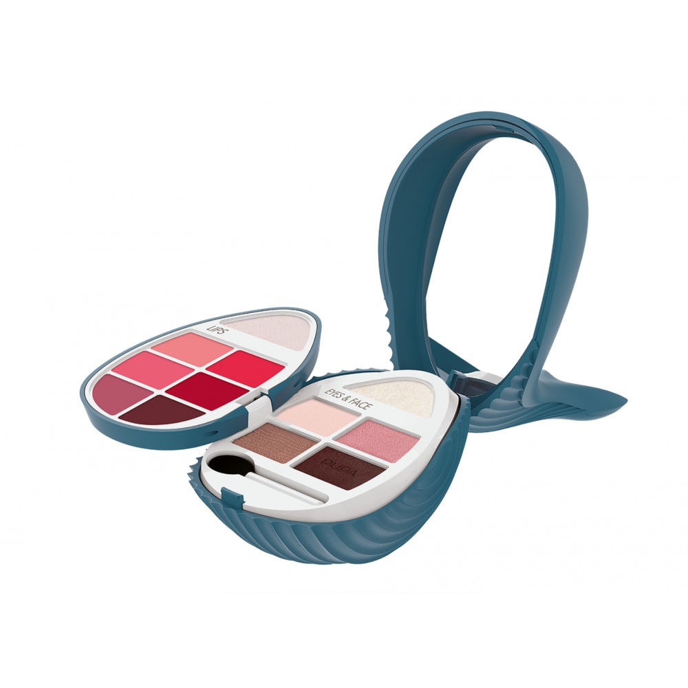 Paleta machiaj Whale 2 (bleu-012) pentru ochi si buze, Pupa, 5.6g