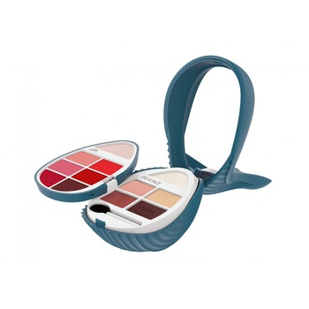 Paleta machiaj Whale 2 (bleu) pentru ochi si buze, Pupa, 5.6g Paleta machiaj Whale 2 (bleu) pentru ochi si buze, Pupa, 5.6g