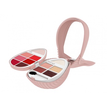 Paleta machiaj Whale 2 (roz) pentru ochi si buze, Pupa, 5.6g Paleta machiaj Whale 2 (roz) pentru ochi si buze, Pupa, 5.6g