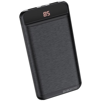 Acumulator extern Borofone BT29, 10000mAh, Negru Acumulator extern Borofone BT29, 10000mAh, Negru
