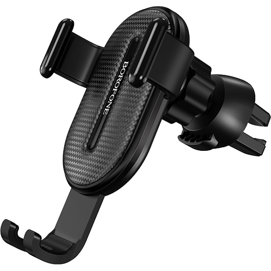 Suport auto Borofone, BH11 Air Outlet, Grila de ventilatie, Negru