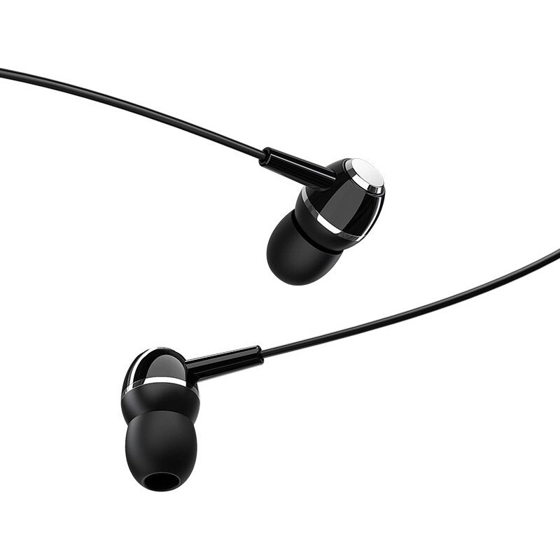 Casti In-Ear Borofone BM36 Acura, Cu microfon, 3.5 mm, Negru