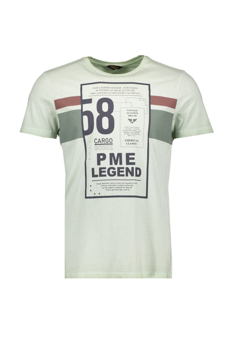 Tricou, Pme Legend, Verde melange, 2XL