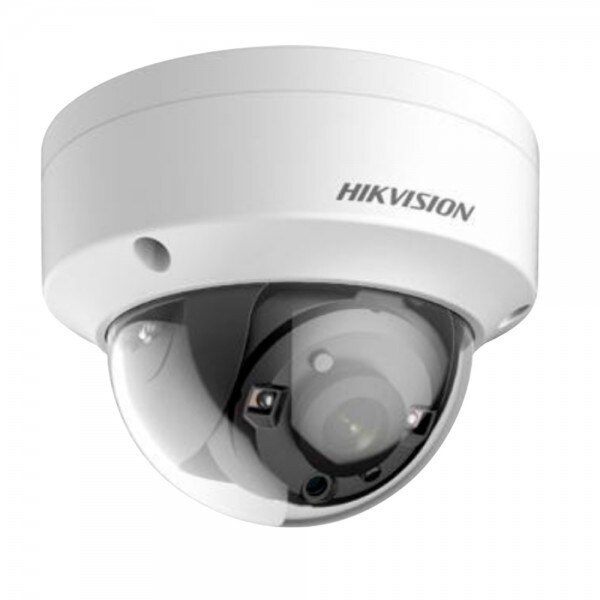 Camera de supraveghere 5 MP dome TVI IR UltraHD 1440p rezolutie 2560x1944 pixeli 20 fps,DS-2CE57H8T-VPITF