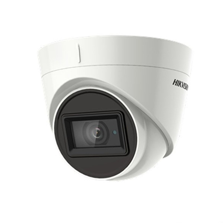 Камера за наблюдение, HIKVISION, 5 MP куполна TVI 4K IR UltraHD 1440p StarLight, 20 fps 4 в 1 камера, DS-2CE78H8T-IT3F