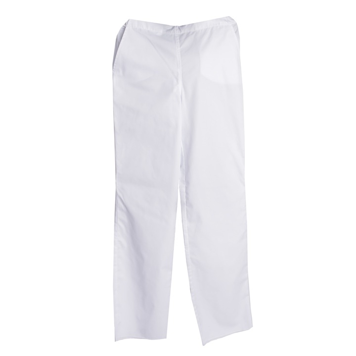 Pantaloni uz medical, Mesesul,alb, 52