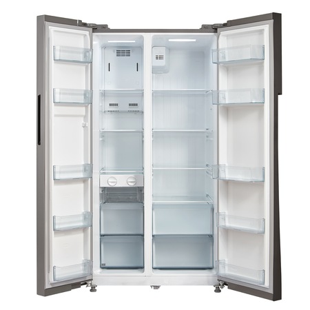 Side by Side Star-Light SSM-532FBG, 532l, Clasa F, Display, Total No frost, H 178cm, Sticla Neagra