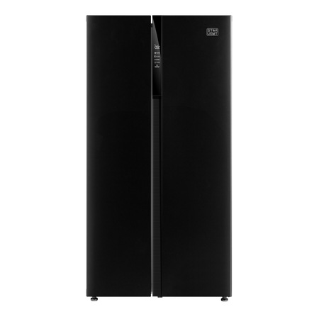 Side by Side Star-Light SSM-532FBL, 532l, Clasa F, Display, Total No frost, H 178 cm, Negru