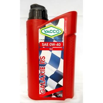 Ulei de motor YACCO GALAXIE RS 0W40 pentru masini de competitie sau stil de conducere sportiva - 1 L Ulei de motor YACCO GALAXIE RS 0W40 pentru masini de competitie sau stil de conducere sportiva - 1 L