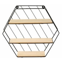 raft decorativ prindere pe perete metal  lemn 35x9x305 cm imagen 34_0_
0