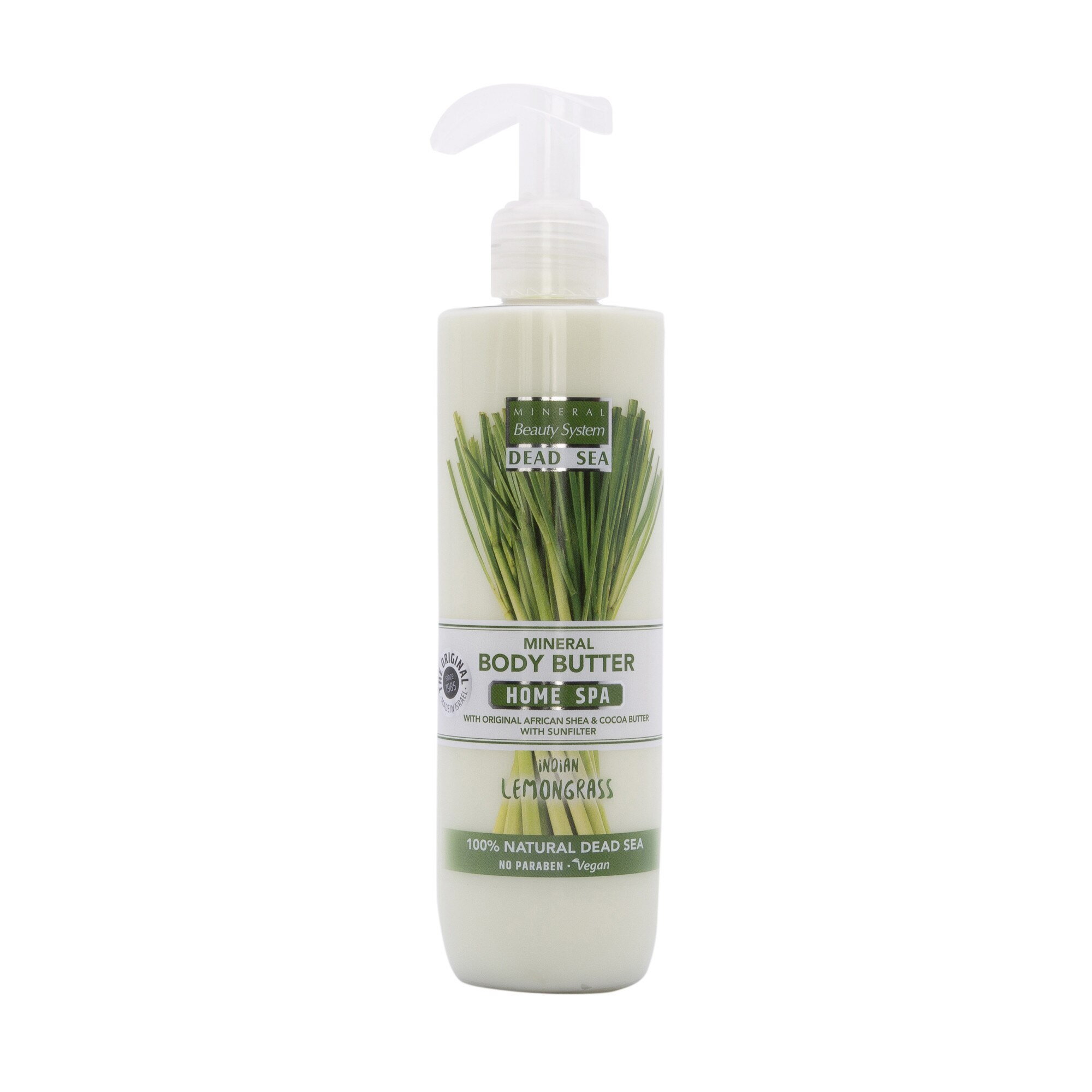 Crema cu unt de corp Mineral Beauty System, Lemongrass, 300 ml