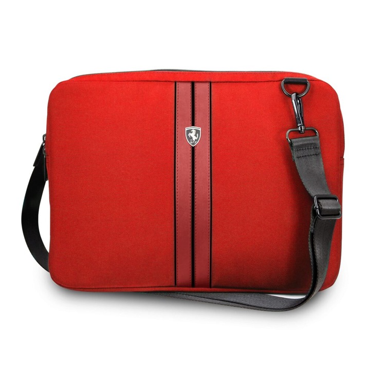 Geanta de umar pentru MacBook/iPad 13" Ferrari Urban Collection, Rosu